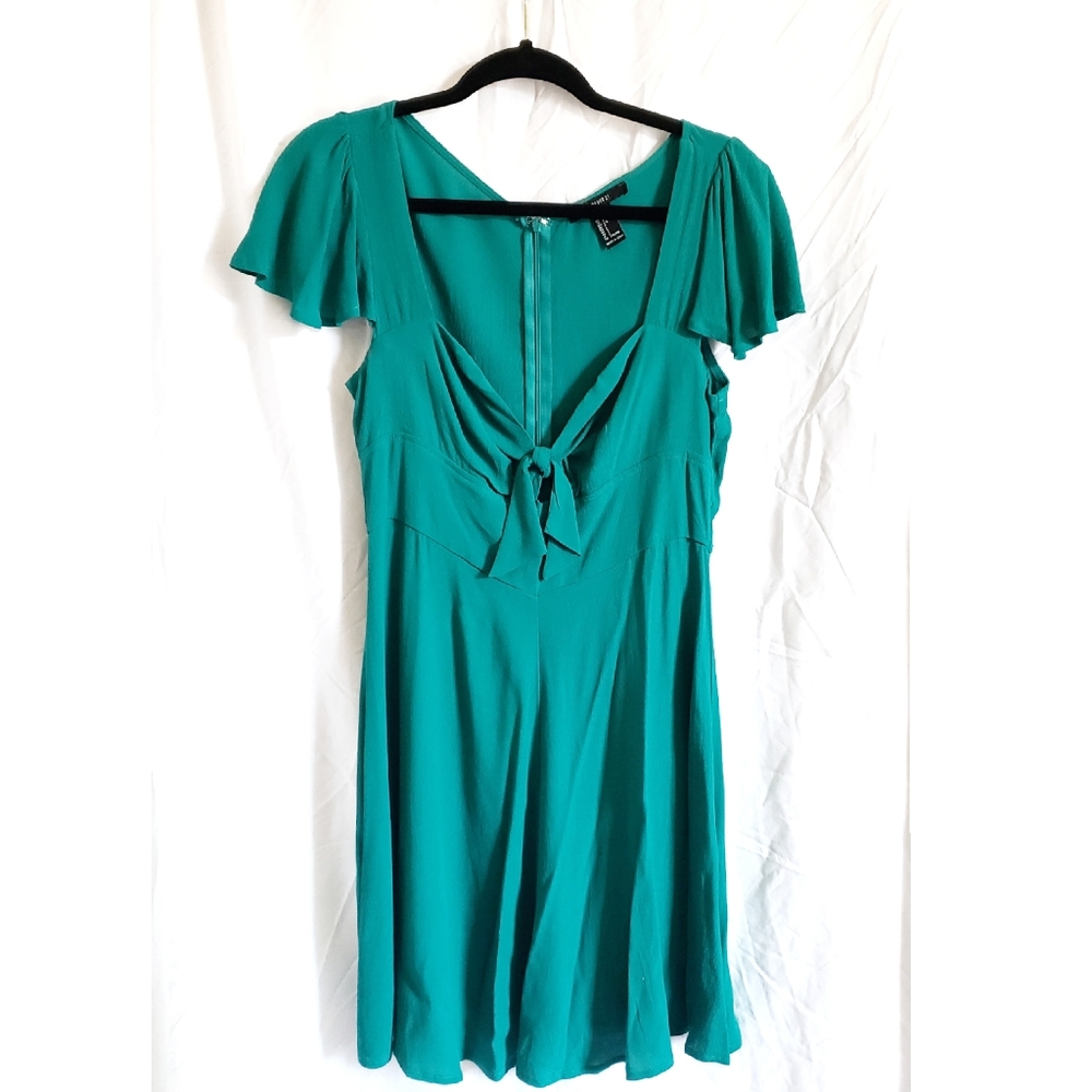 Forever 21 Teal Dress Size L